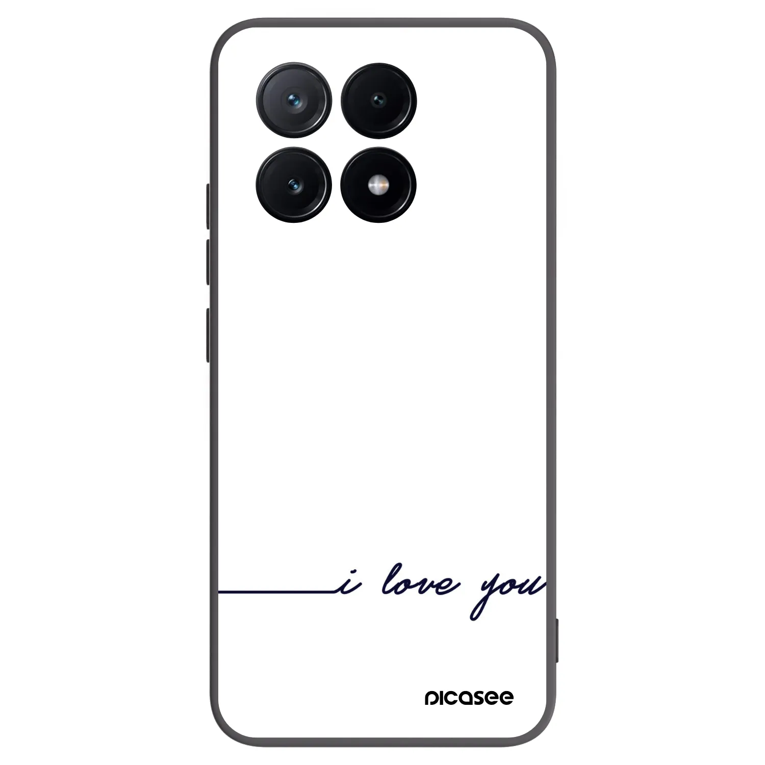 Picasee silikonski črni ovitek za Xiaomi Poco X6 Pro - I love you