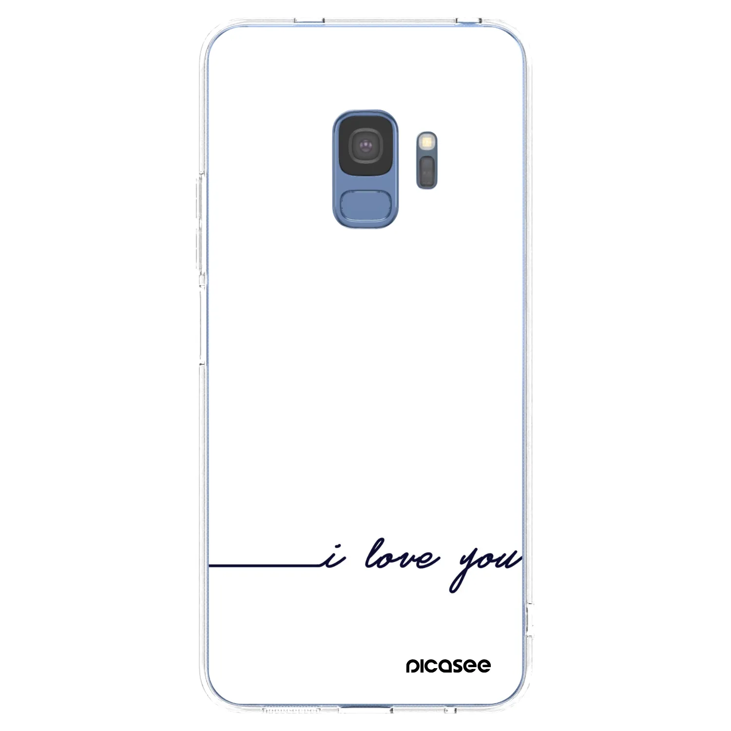 Picasee silikonski prozorni ovitek za Samsung Galaxy S9 G960F - I love you