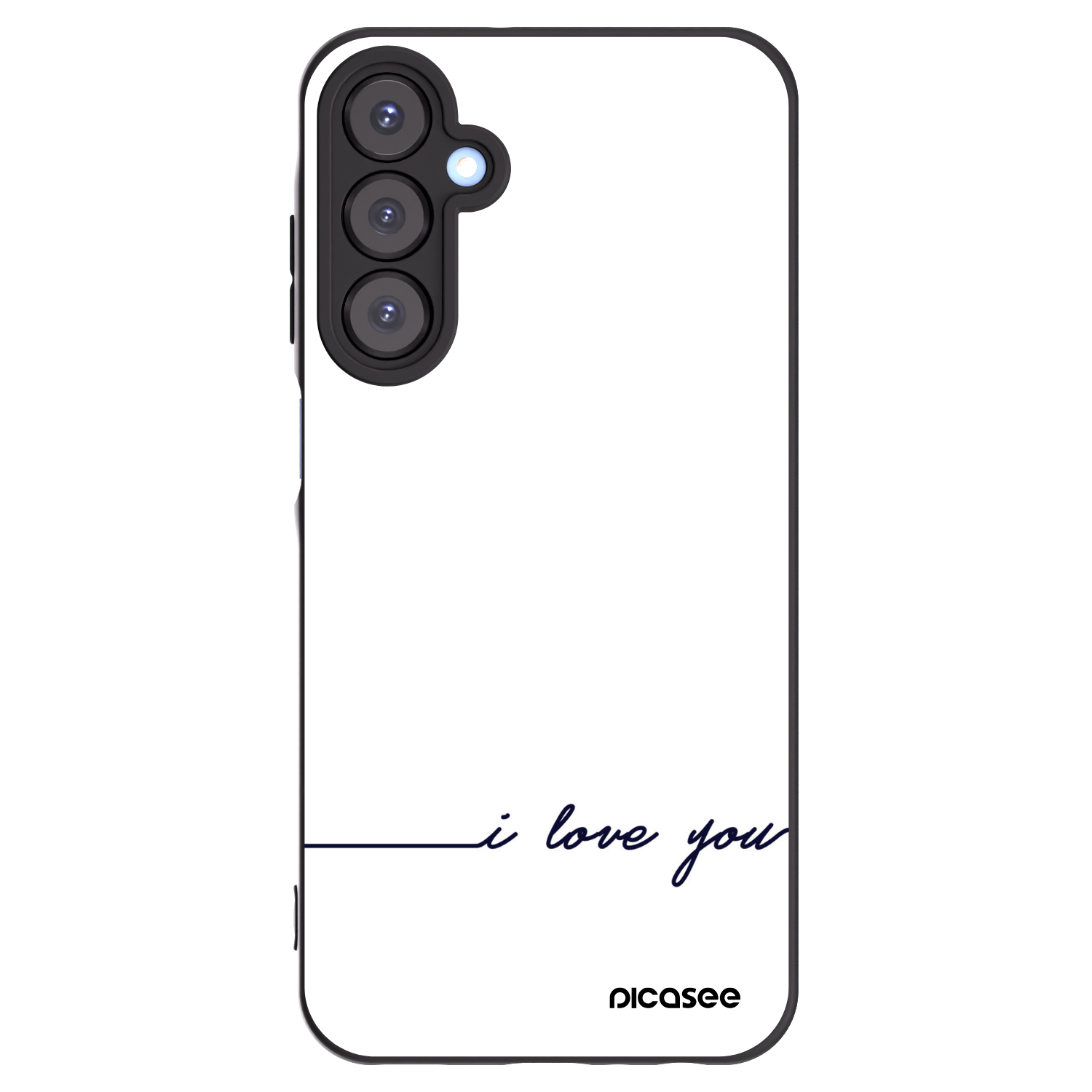 Picasee silikonski črni ovitek za Samsung Galaxy A25 A256B 5G - I love you
