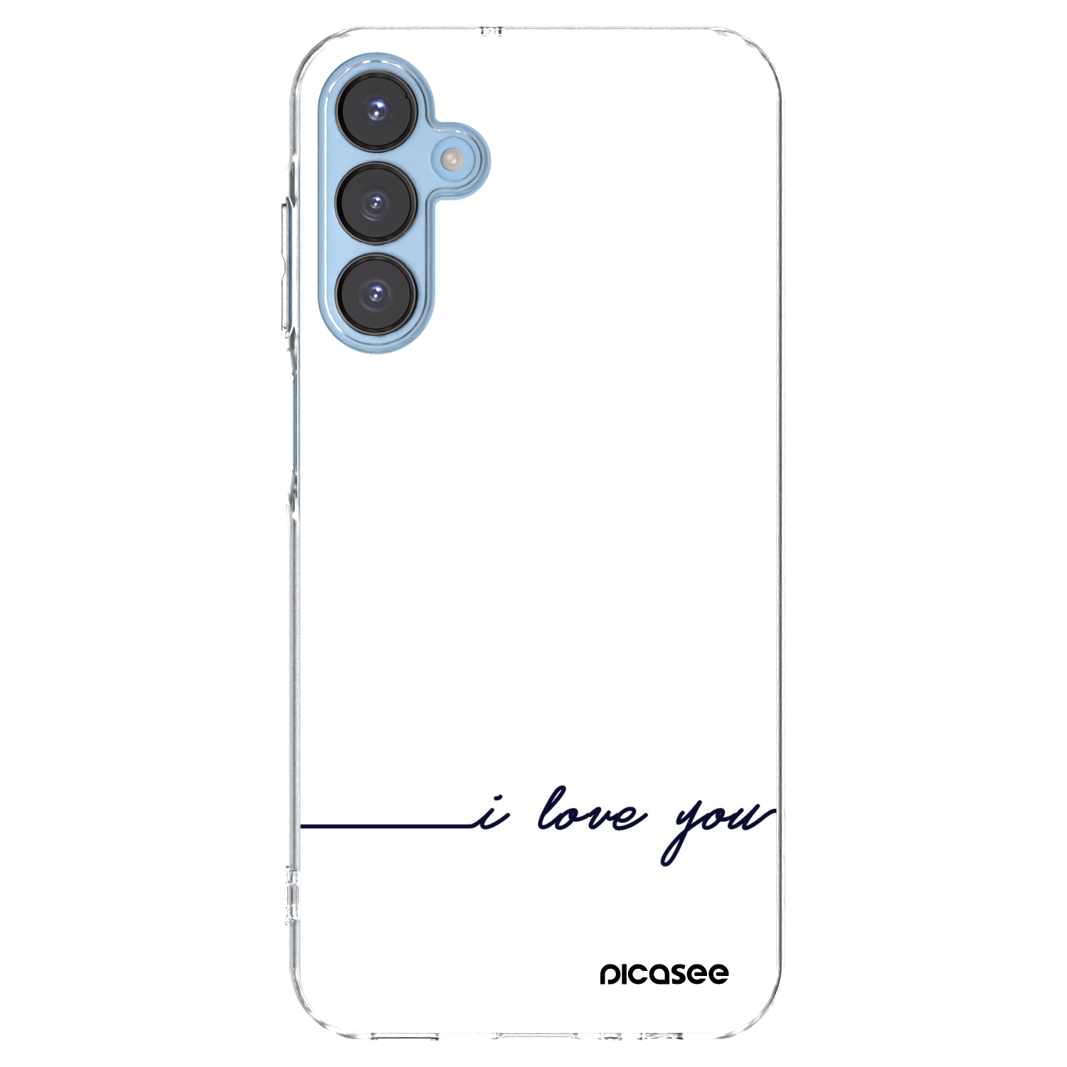 Picasee silikonski prozorni ovitek za Samsung Galaxy A15 A156B 5G - I love you