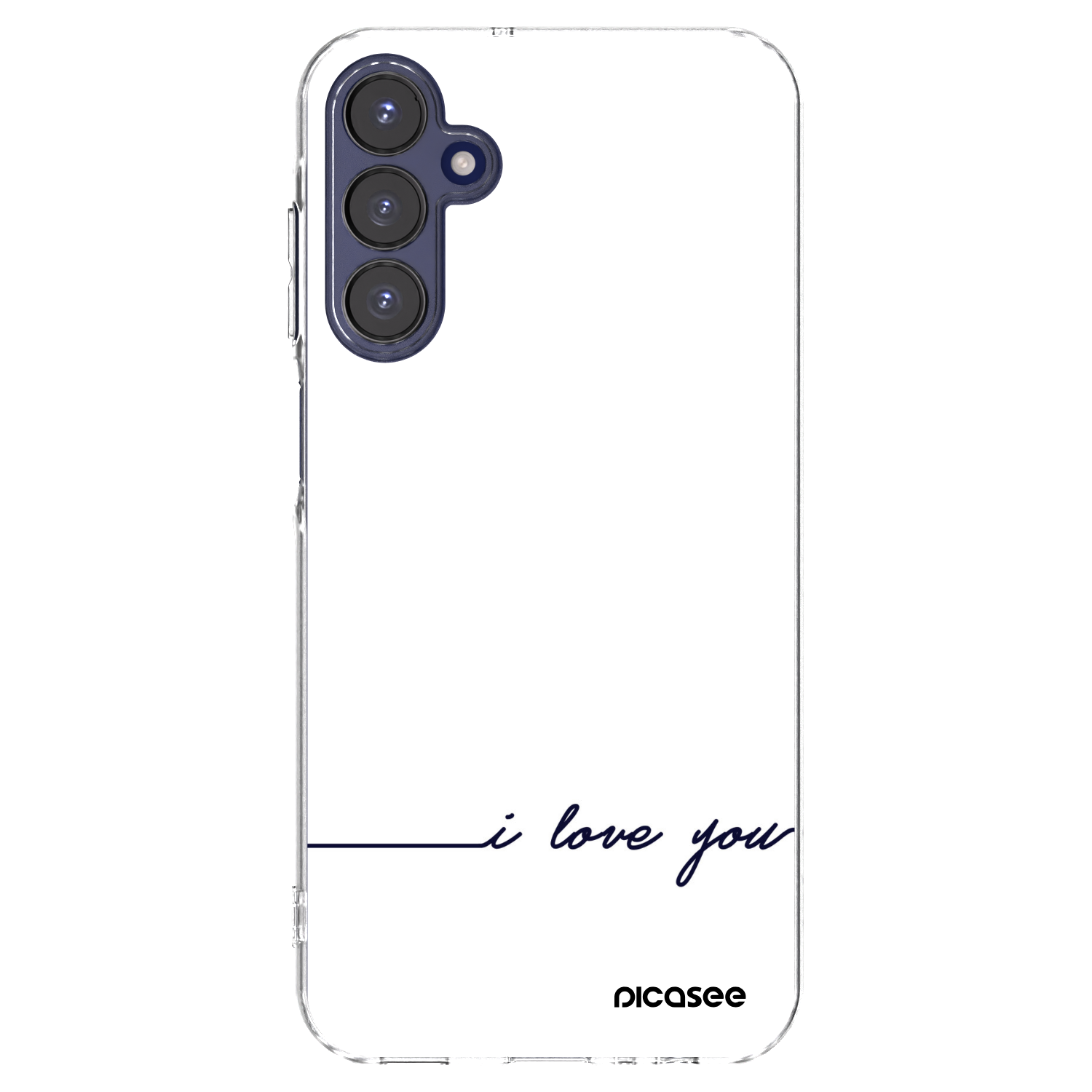 Picasee silikonski prozorni ovitek za Samsung Galaxy A15 A155F 4G - I love you