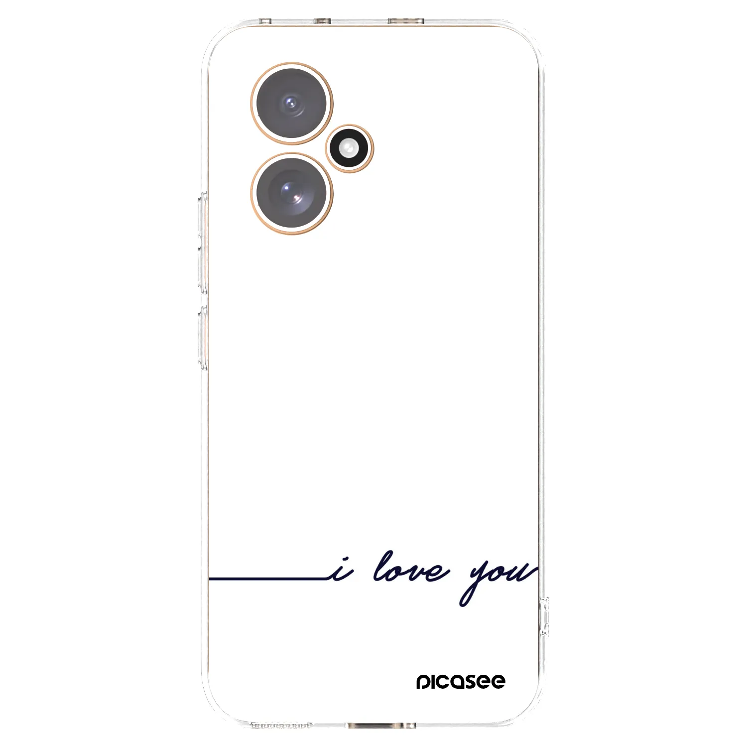 Picasee silikonski prozorni ovitek za Honor 400 5G - I love you