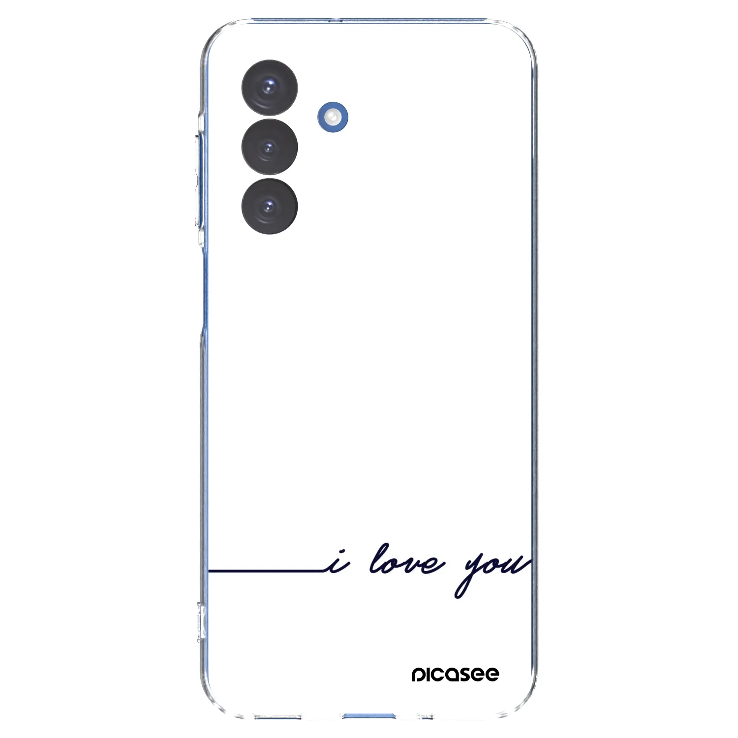 Picasee silikonski prozorni ovitek za Samsung Galaxy A17 5G - I love you