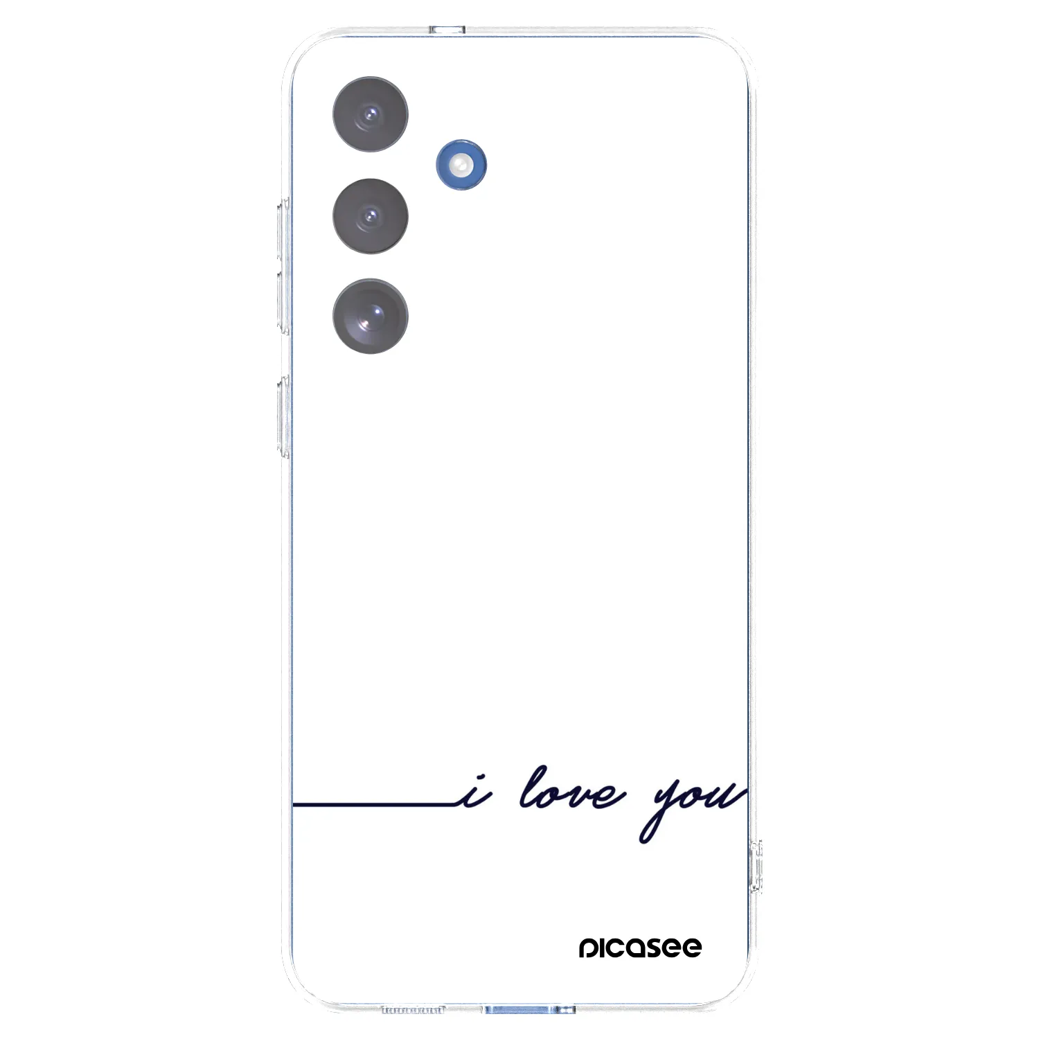 Picasee silikonski prozorni ovitek za Samsung Galaxy S25 FE 5G - I love you