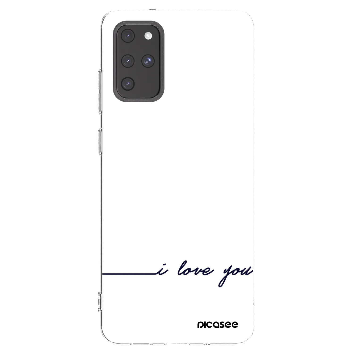 Picasee silikonski prozorni ovitek za Samsung Galaxy S20+ G985F - I love you