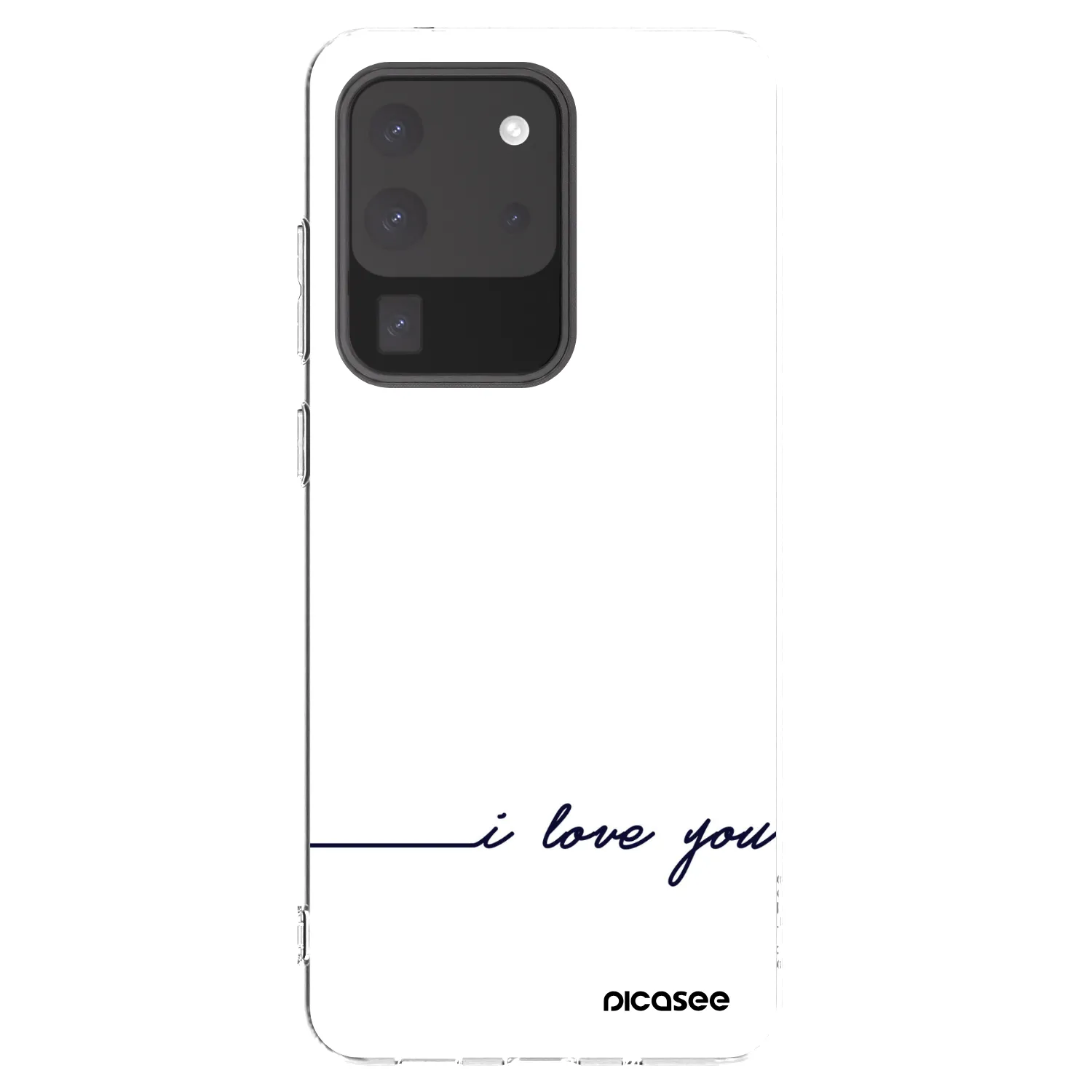 Picasee silikonski prozorni ovitek za Samsung Galaxy S20 Ultra 5G G988F - I love you