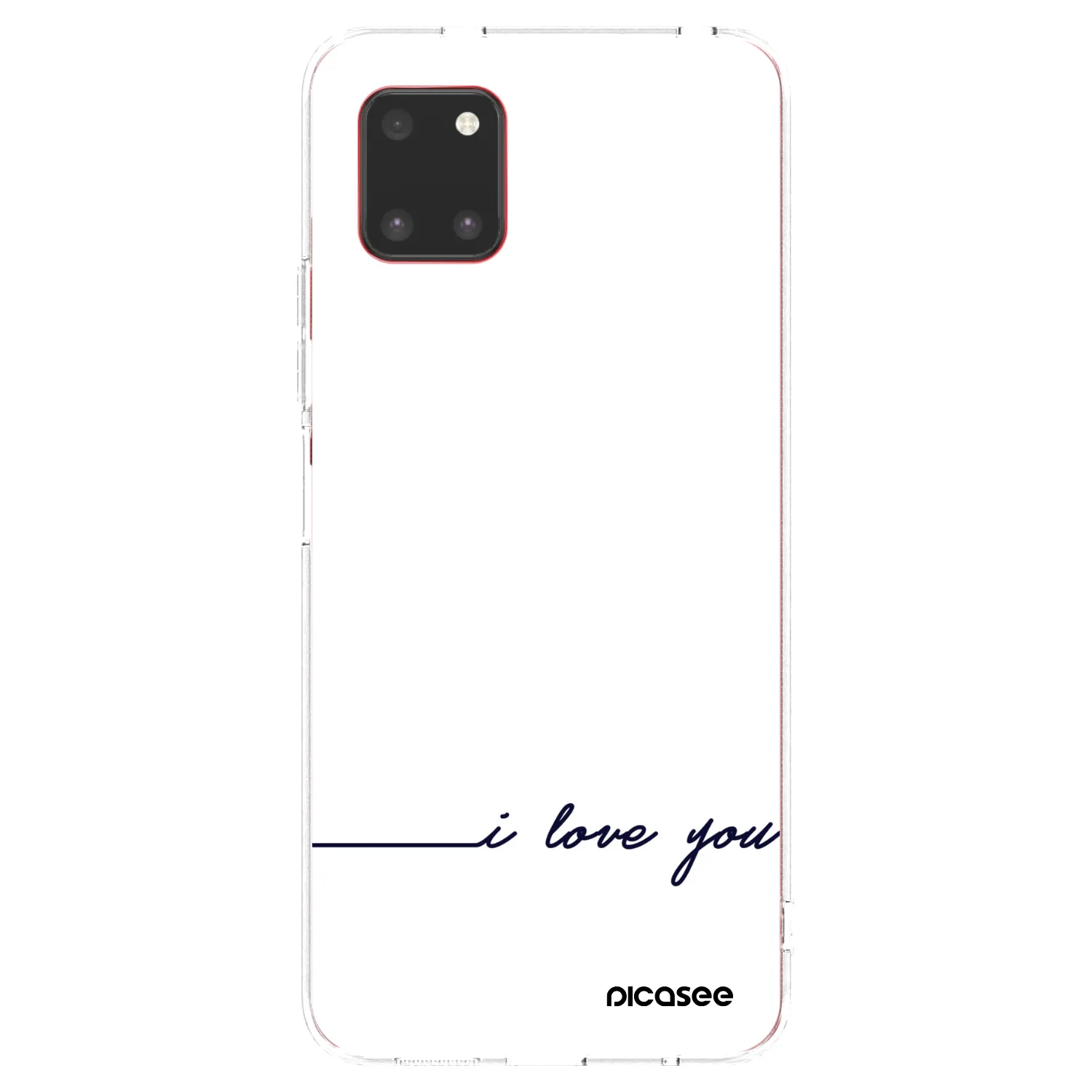 Picasee silikonski prozorni ovitek za Samsung Galaxy Note 10 Lite N770F - I love you
