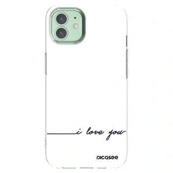 Picasee silikonski prozorni ovitek za Apple iPhone 12 Pro - I love you