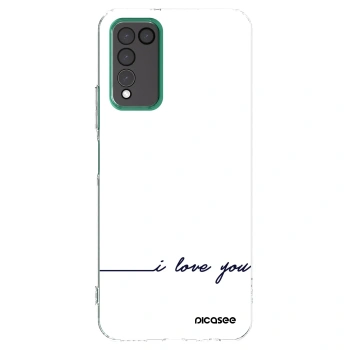 Picasee silikonski prozorni ovitek za Honor 10X Lite - I love you