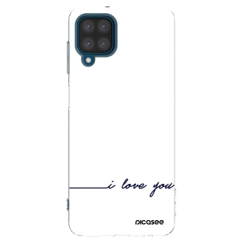 Picasee silikonski prozorni ovitek za Samsung Galaxy A12 A125F - I love you