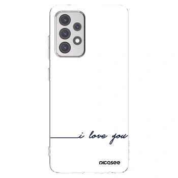 Picasee silikonski prozorni ovitek za Samsung Galaxy A52 5G A525F - I love you