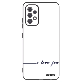 Picasee silikonski črni ovitek za Samsung Galaxy A32 5G A326B - I love you
