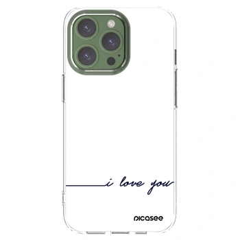 Picasee silikonski prozorni ovitek za Apple iPhone 13 Pro - I love you