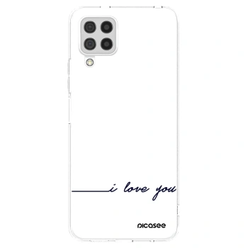 Picasee silikonski prozorni ovitek za Samsung Galaxy A22 A225F 4G - I love you