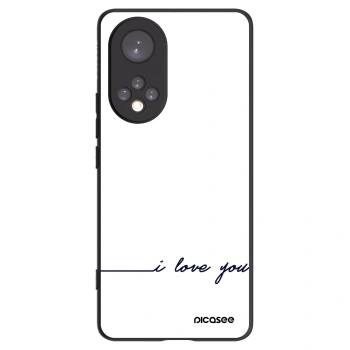Picasee silikonski črni ovitek za Huawei Nova 9 - I love you
