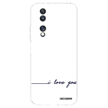 Picasee silikonski prozorni ovitek za Honor 70 - I love you