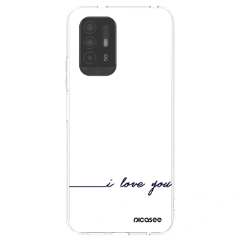Picasee silikonski prozorni ovitek za OPPO A94 5G - I love you