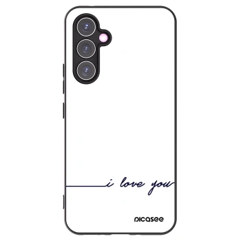 Picasee silikonski črni ovitek za Samsung Galaxy A54 5G A546B - I love you