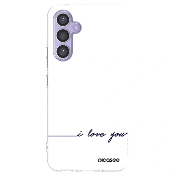 Picasee silikonski prozorni ovitek za Samsung Galaxy A54 5G A546B - I love you