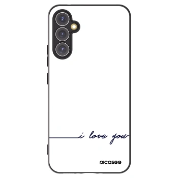 Picasee silikonski črni ovitek za Samsung Galaxy A34 5G A346B - I love you