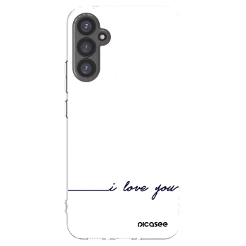 Picasee silikonski prozorni ovitek za Samsung Galaxy A34 5G A346B - I love you