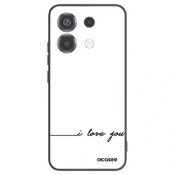 Picasee silikonski črni ovitek za Xiaomi Poco X6 - I love you