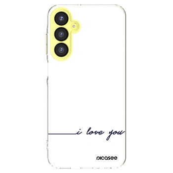 Picasee silikonski prozorni ovitek za Samsung Galaxy A25 A256B 5G - I love you