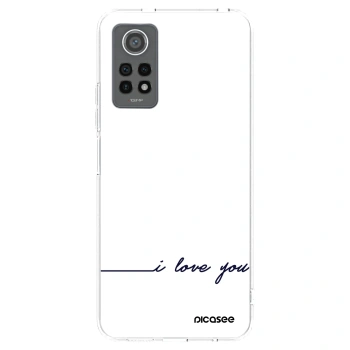 Picasee silikonski prozorni ovitek za Xiaomi Redmi Note 12 Pro 4G - I love you