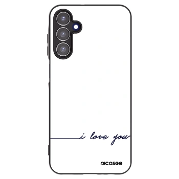 Picasee silikonski črni ovitek za Samsung Galaxy A15 A156B 5G - I love you