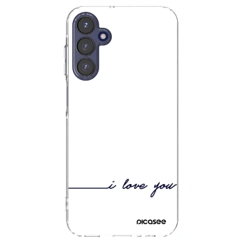 Picasee silikonski prozorni ovitek za Samsung Galaxy A15 A155F 4G - I love you