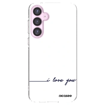 Picasee silikonski prozorni ovitek za Samsung Galaxy A55 5G A556B - I love you