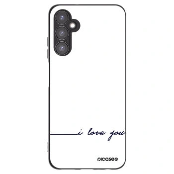 Picasee silikonski črni ovitek za Samsung Galaxy A05s A057G - I love you