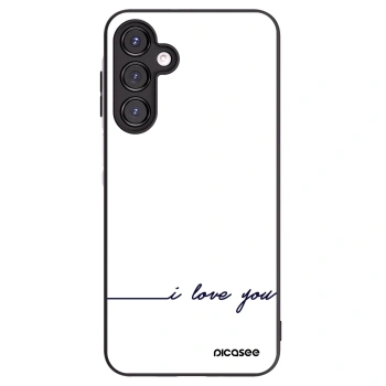 Picasee silikonski črni ovitek za Samsung Galaxy A16 5G - I love you