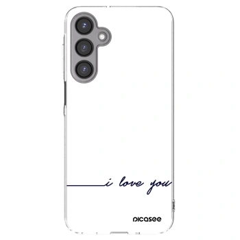 Picasee silikonski prozorni ovitek za Samsung Galaxy A16 5G - I love you