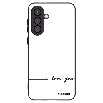 Picasee silikonski črni ovitek za Samsung Galaxy A36 5G - I love you