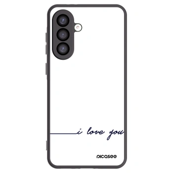 Picasee silikonski črni ovitek za Samsung Galaxy A26 5G A266B - I love you