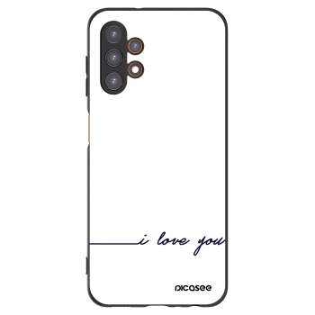 Picasee silikonski črni ovitek za Samsung Galaxy A13 5G - I love you