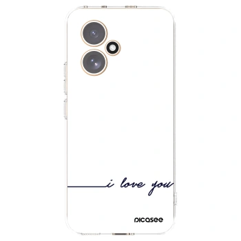 Picasee silikonski prozorni ovitek za Honor 400 5G - I love you