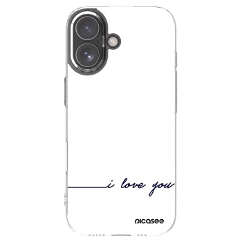 Picasee silikonski prozorni ovitek za Apple iPhone 17 - I love you