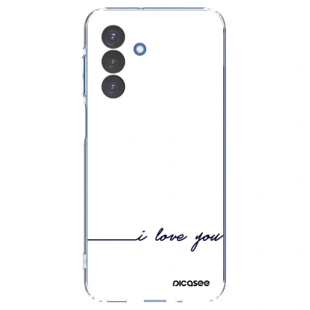 Picasee silikonski prozorni ovitek za Samsung Galaxy A17 5G - I love you