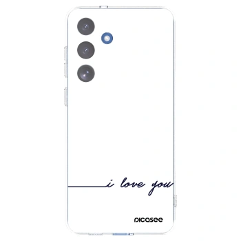 Picasee silikonski prozorni ovitek za Samsung Galaxy S25 FE 5G - I love you