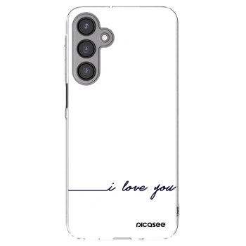 Picasee silikonski prozorni ovitek za Samsung Galaxy A16 4G - I love you