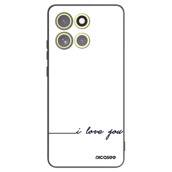 Picasee silikonski črni ovitek za Motorola Moto G86 Power 5G - I love you
