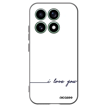 Picasee silikonski črni ovitek za Xiaomi 17 - I love you