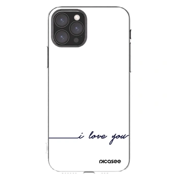 Picasee silikonski prozorni ovitek za Apple iPhone 11 Pro - I love you