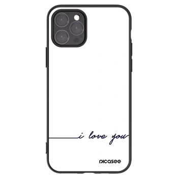 Picasee silikonski črni ovitek za Apple iPhone 11 Pro - I love you