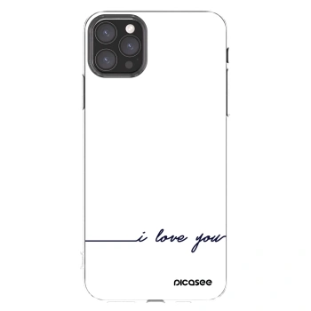 Picasee silikonski prozorni ovitek za Apple iPhone 11 Pro Max - I love you