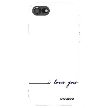 Picasee silikonski prozorni ovitek za Apple iPhone 8 - I love you