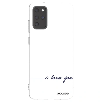 Picasee silikonski prozorni ovitek za Samsung Galaxy S20+ G985F - I love you