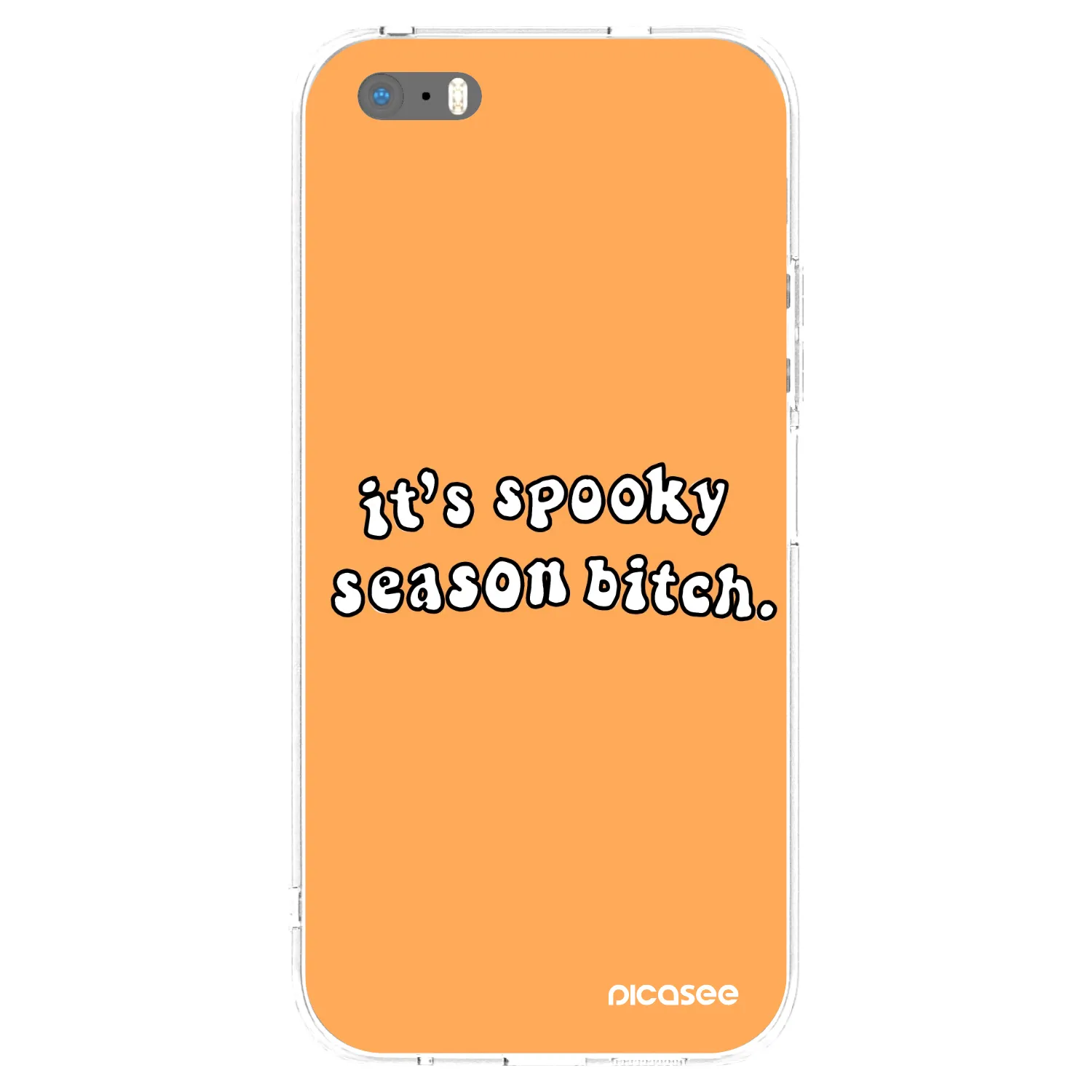 Picasee silikonski prozorni ovitek za Apple iPhone 5/5S/SE - Spooky season